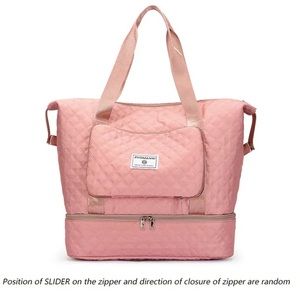 Travel Duffle Bag Pink Large Capacity